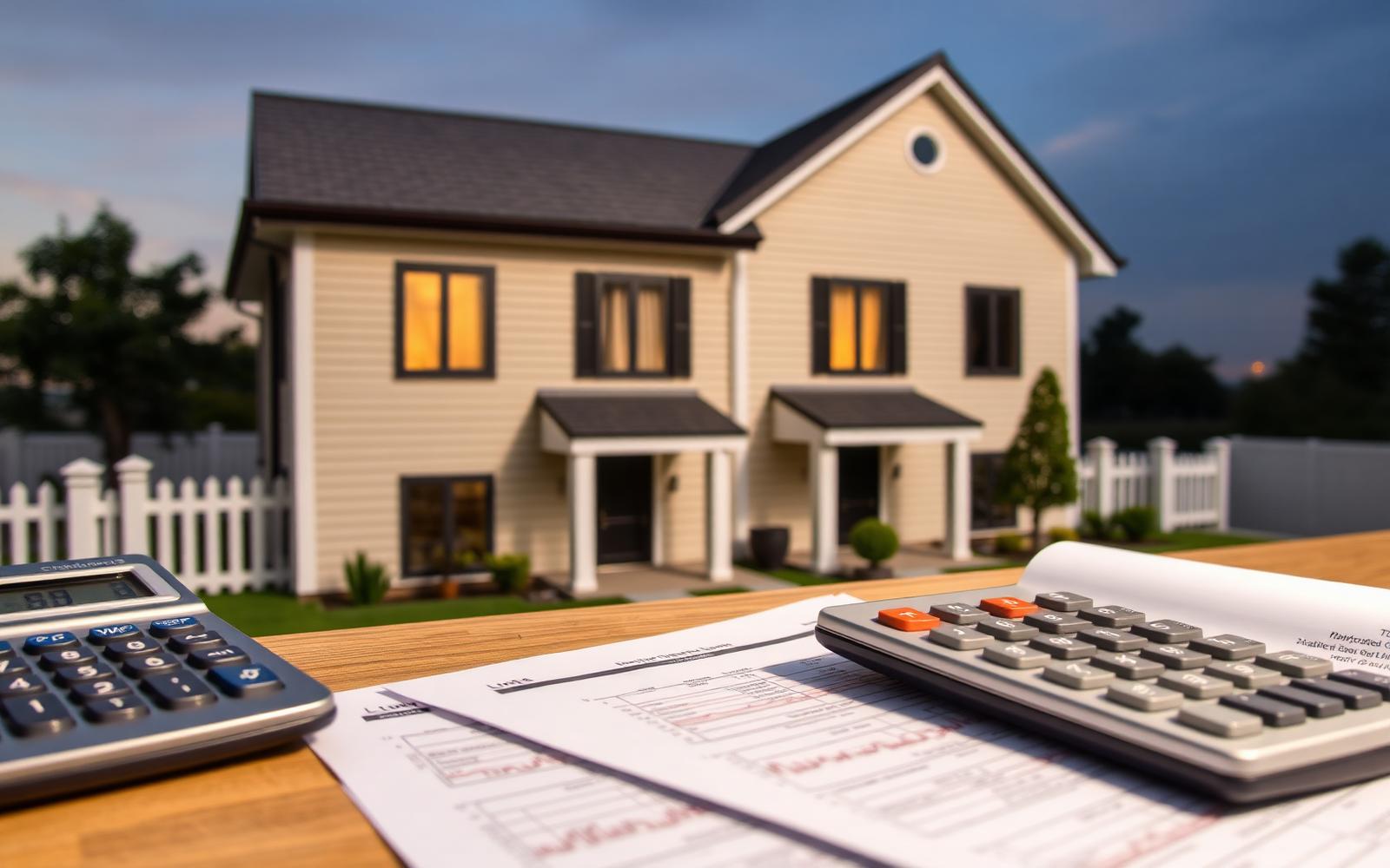 Rental property with financial analysis documents